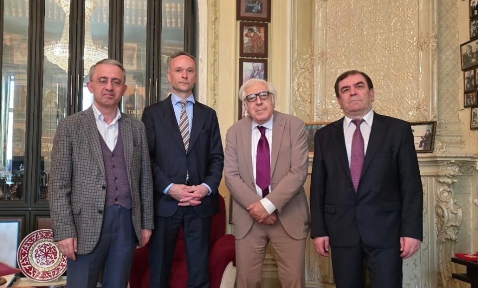 Meeting with the Chairman of the Writers' Union of Azerbaijan writer Anar Rzayev